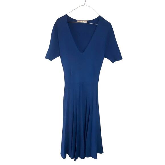 Jason Wu Collection Navy knit flare dress - Picture 1 of 3